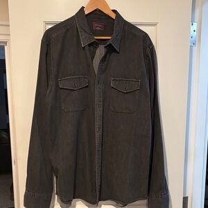 UNTUCKit Charcoal Cotton Shirt